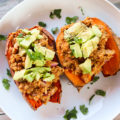 Mexican Inspired Stuffed Sweet Potatoes